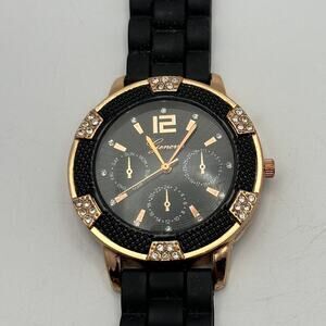 Gold & Black Men’s Watch